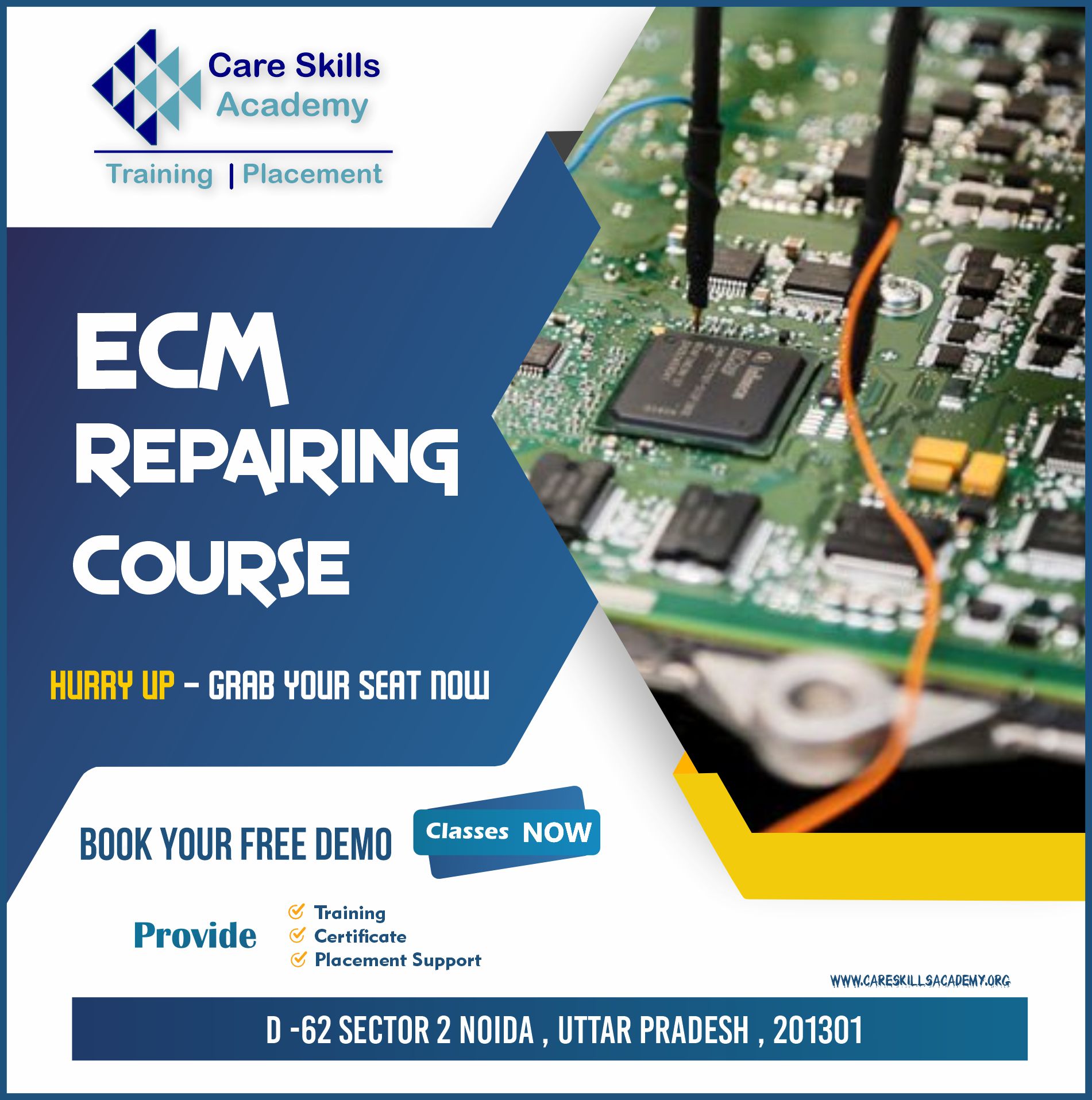 Car ECM (Engine Control Module) repairing course